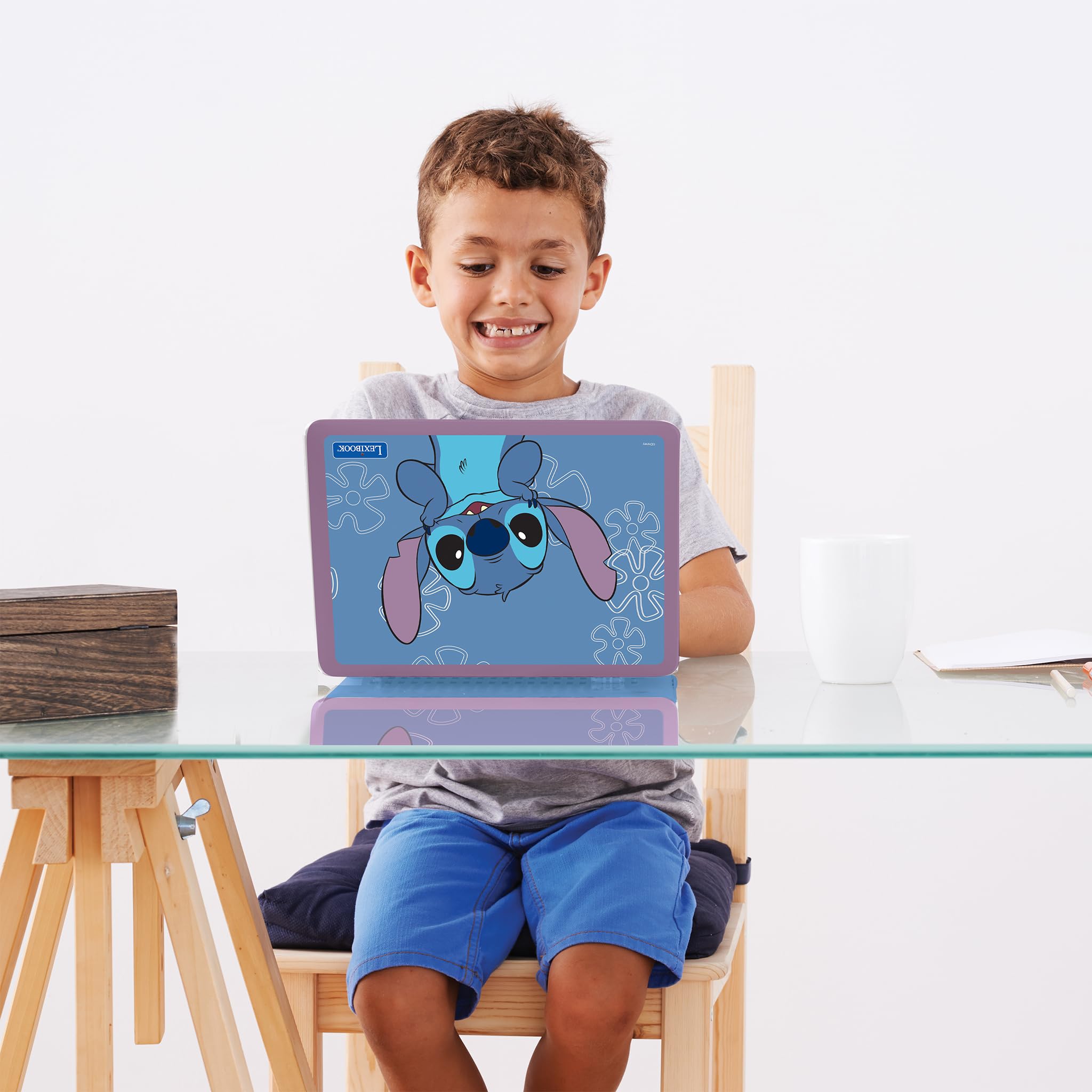 Lexibook JC599 Stitch laptop educativo bilingue 170 attività