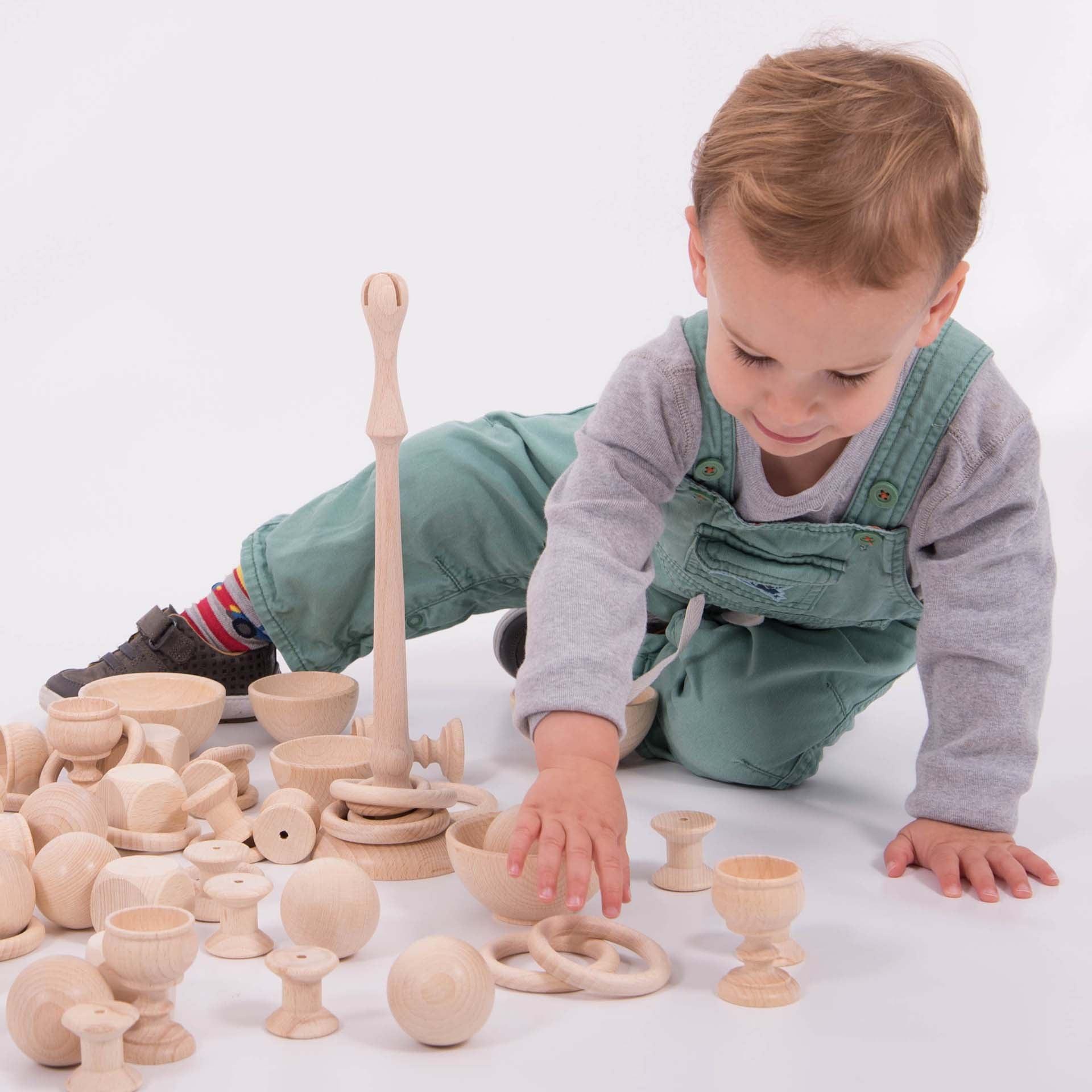 Tickit Heuristic Play Starter Set legno 63 pezzi