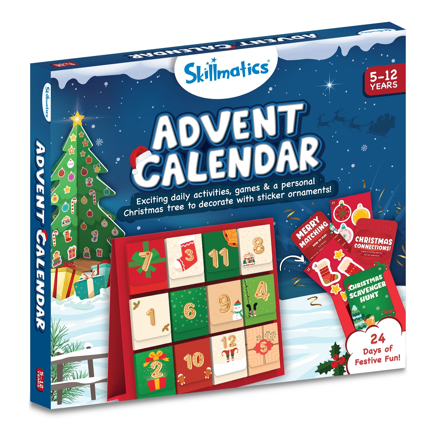 Skillmatics Countdown to Christmas calendario avvento 5+