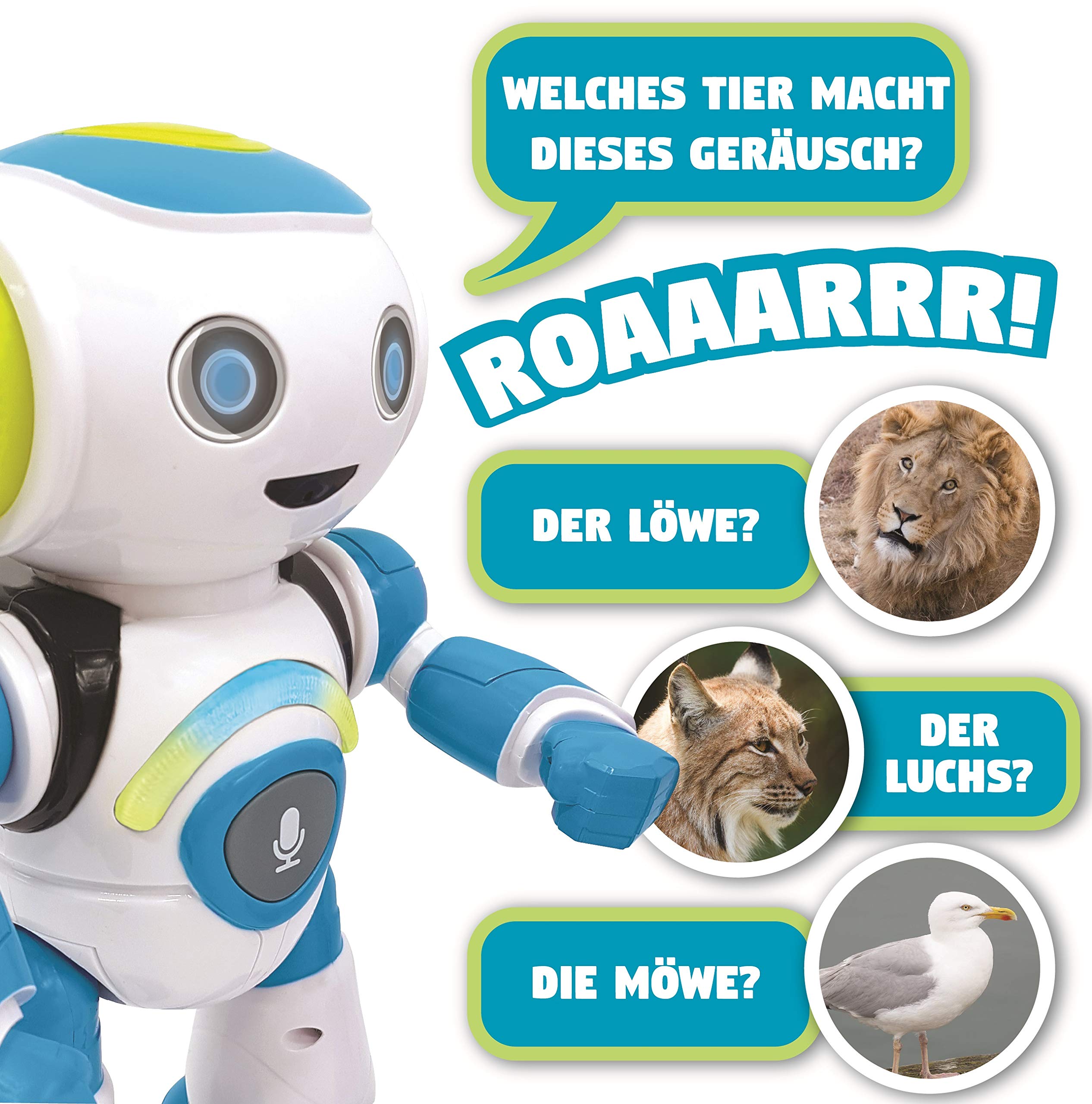 Lexibook Powerman Jr ROB20DE robot giocattolo verde blu