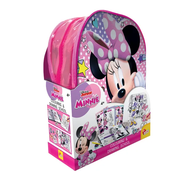 Lisciani Minnie Zainetto Colouring Drawing School set disegno