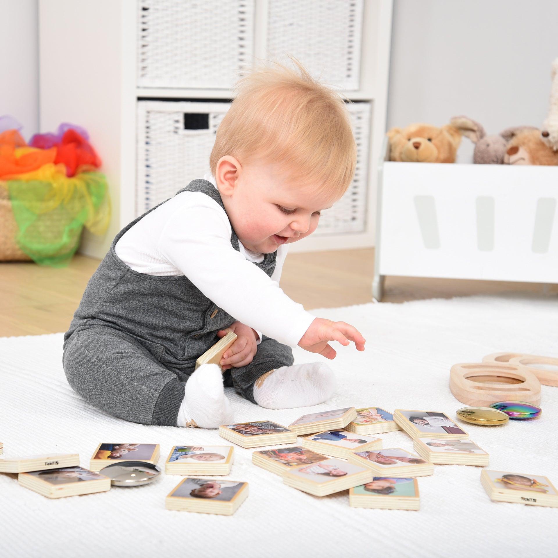 Tickit My Emotions Tiles tessere legno emozioni 18 pezzi