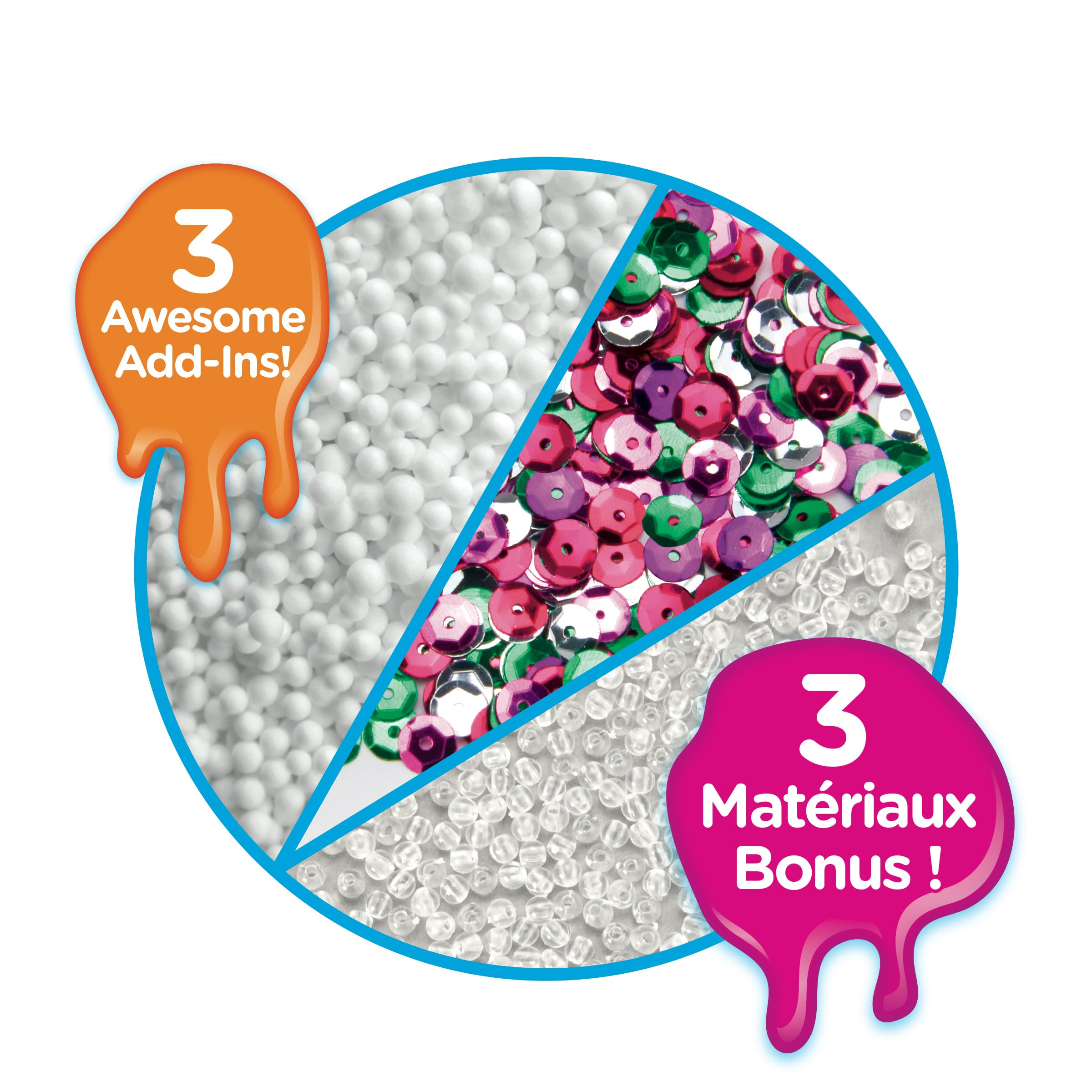 Lexibook CRSLIM4 kit slime 12 colori con glitter