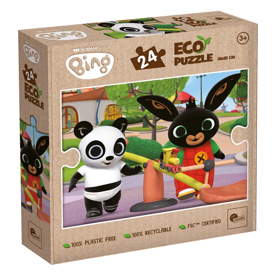 Lisciani Bing Eco-Puzzle Mini 24 puzzle 24 pezzi eco