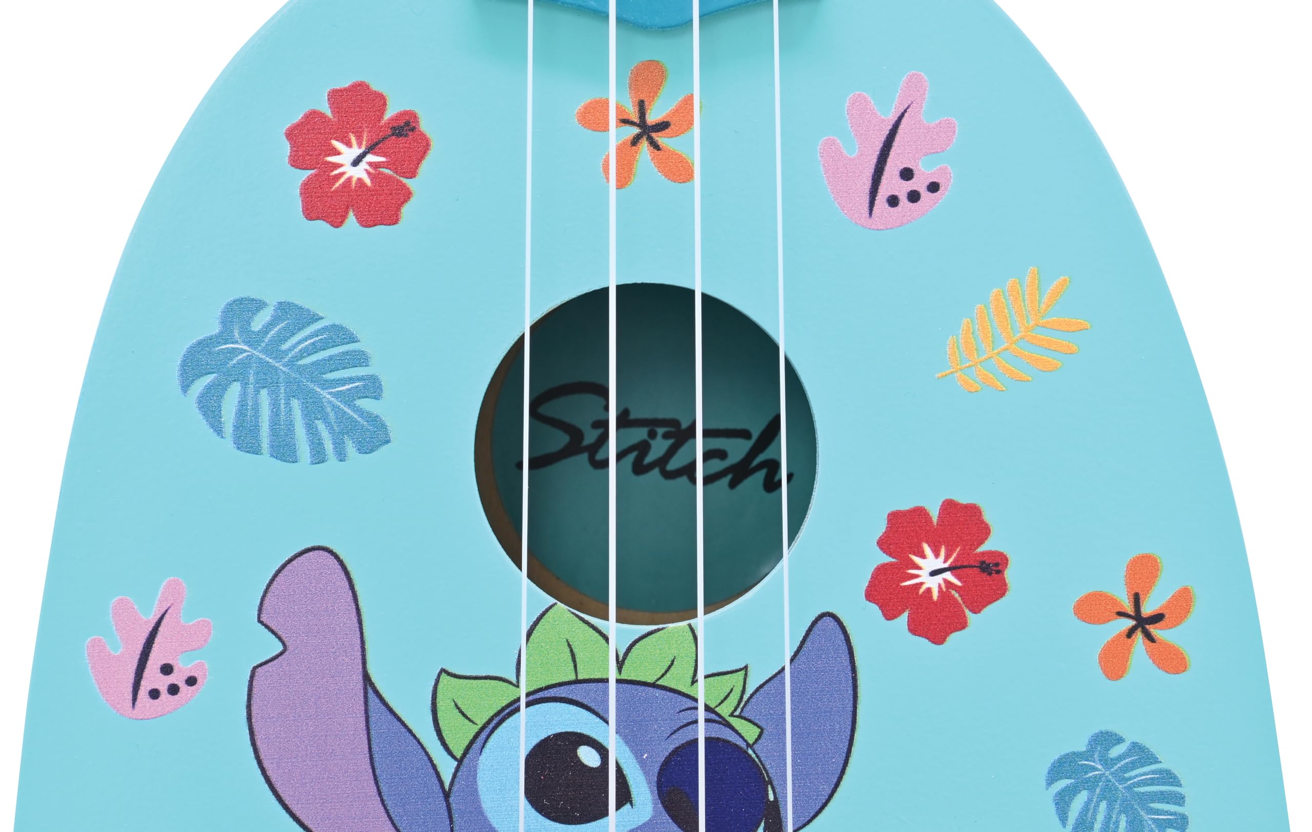 Lexibook Disney Stitch K230D ukulele bambini in legno blu