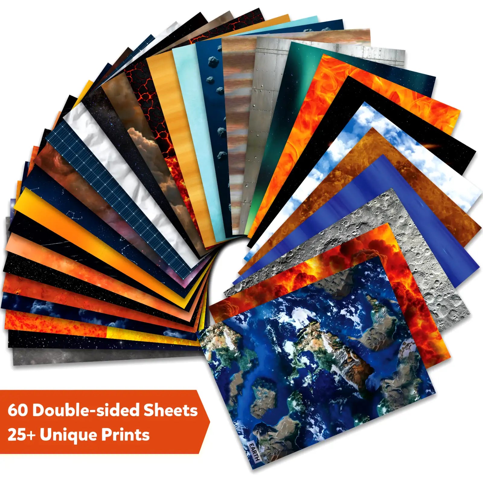 Skillmatics Clever Prints Outer Space carta decorata 60 fogli