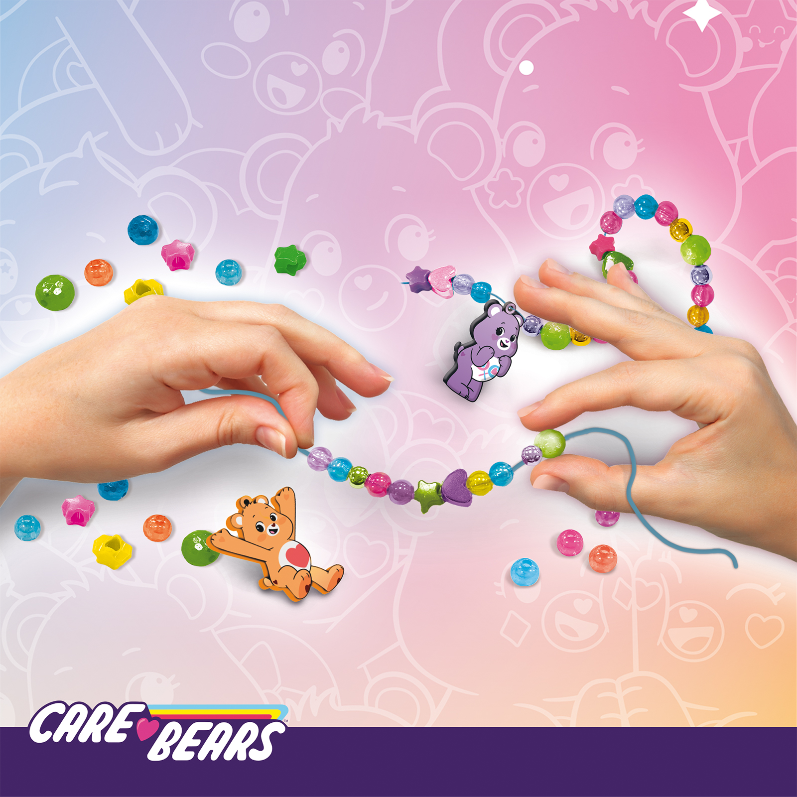 Lisciani Care Bears Rainbow Bijoux kit con perline