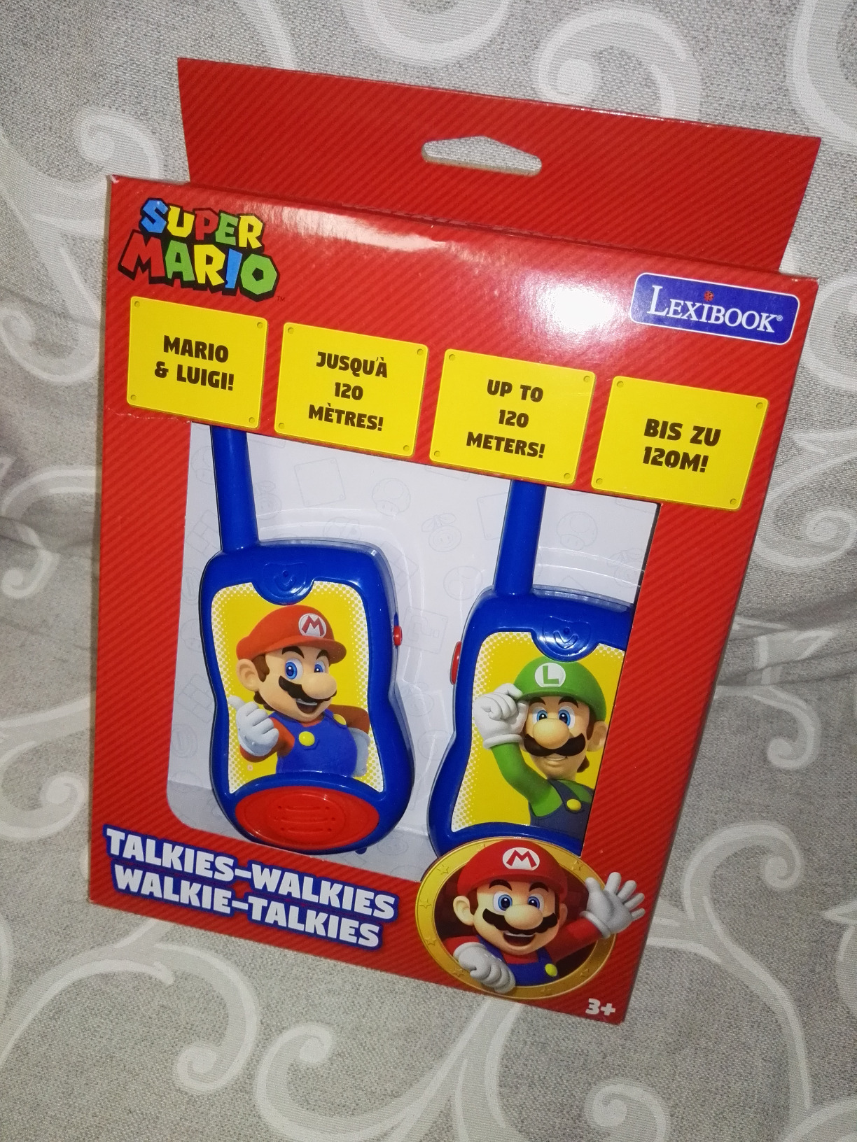 Lexibook Super Mario TW12NI walkie talkie 2 pezzi blu rosso