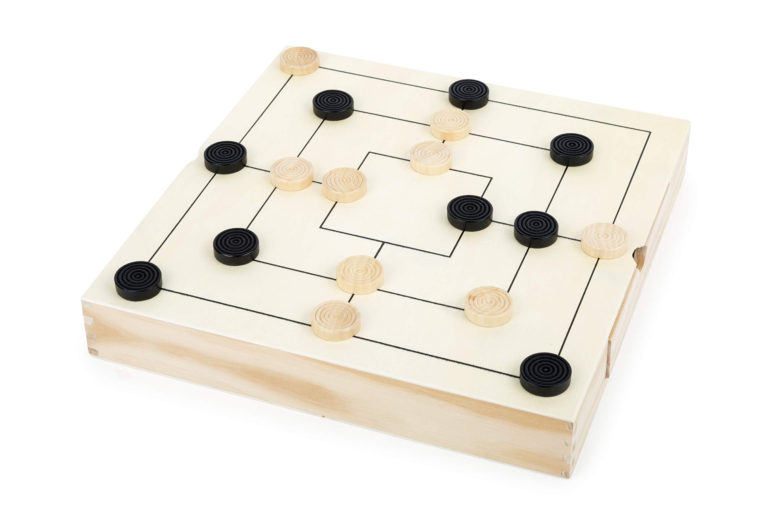 smallfoot set giochi scacchi dama e mulino in legno