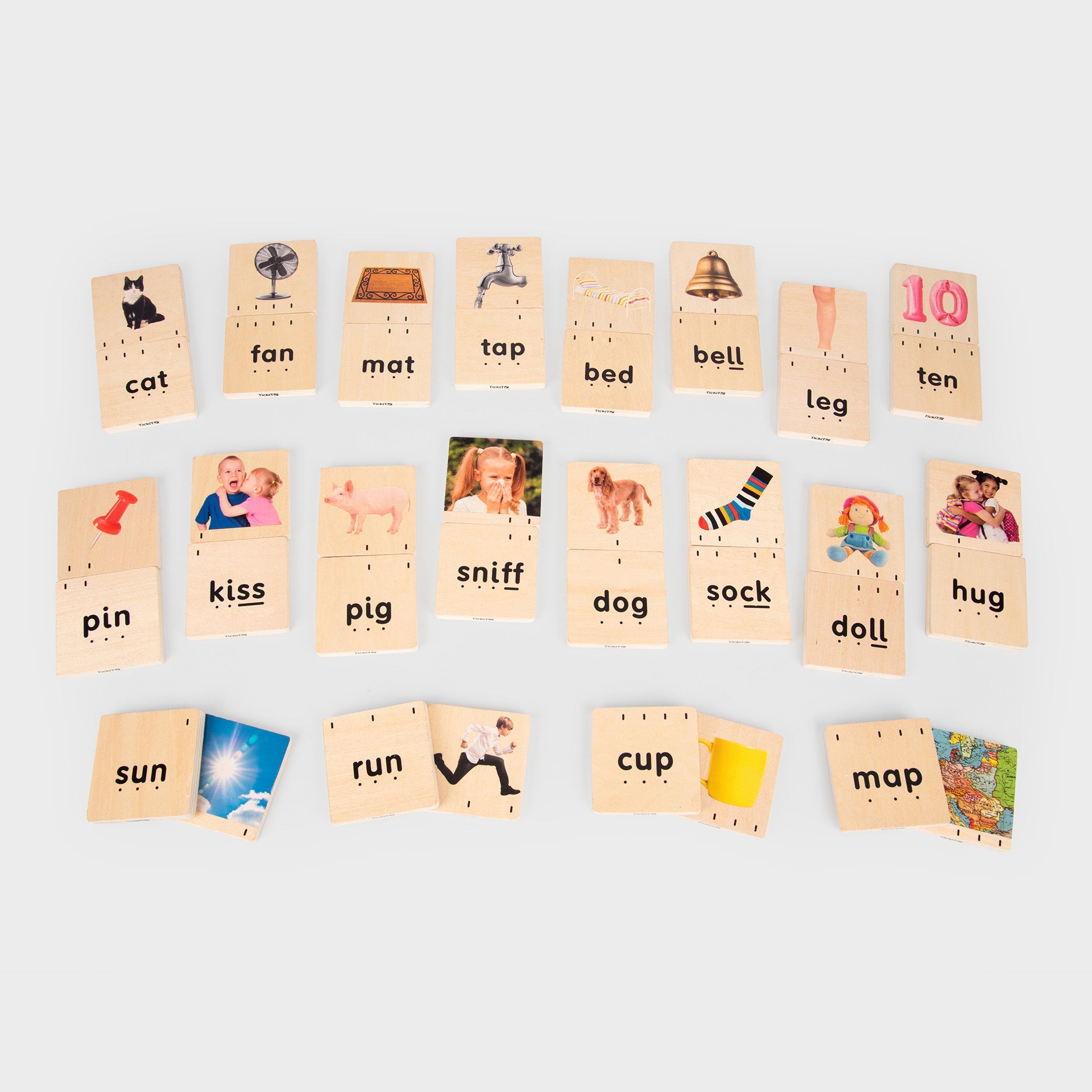 Tickit Holly's Phonics blocchi 40 pezzi legno fonetica