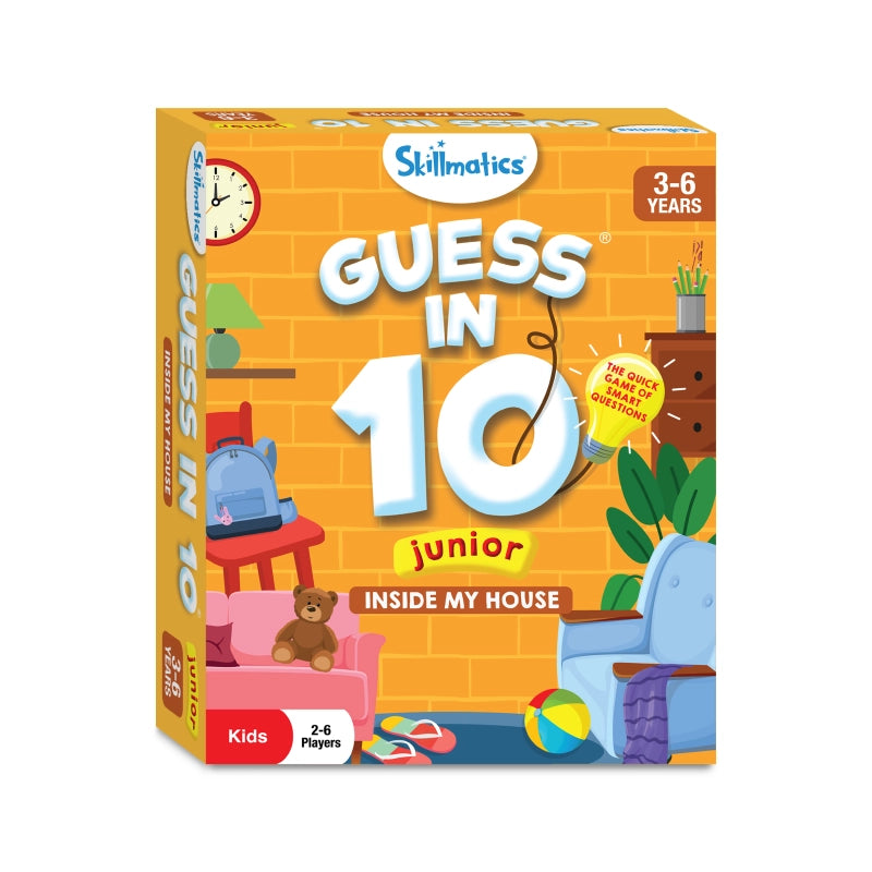 Skillmatics Guess in 10 Junior House gioco carte 3-6 anni