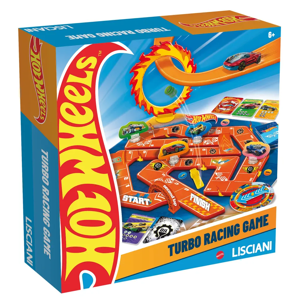 Lisciani Hot Wheels Turbo Racing gioco da tavolo corse