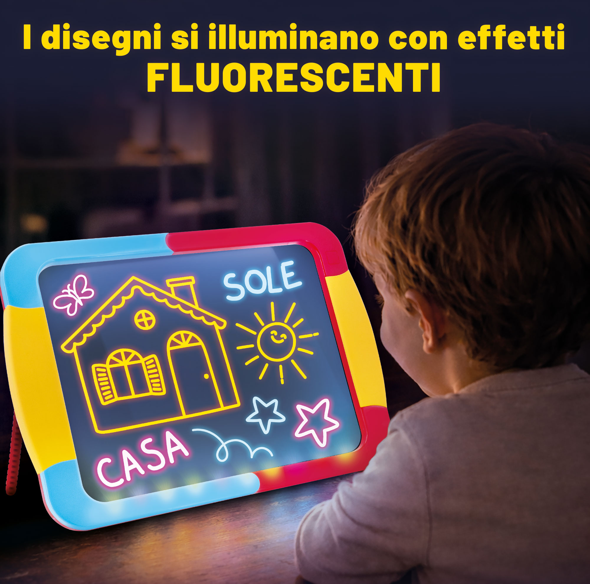 Lisciani Carotina Lavagna Led lavagna luminosa per scrivere
