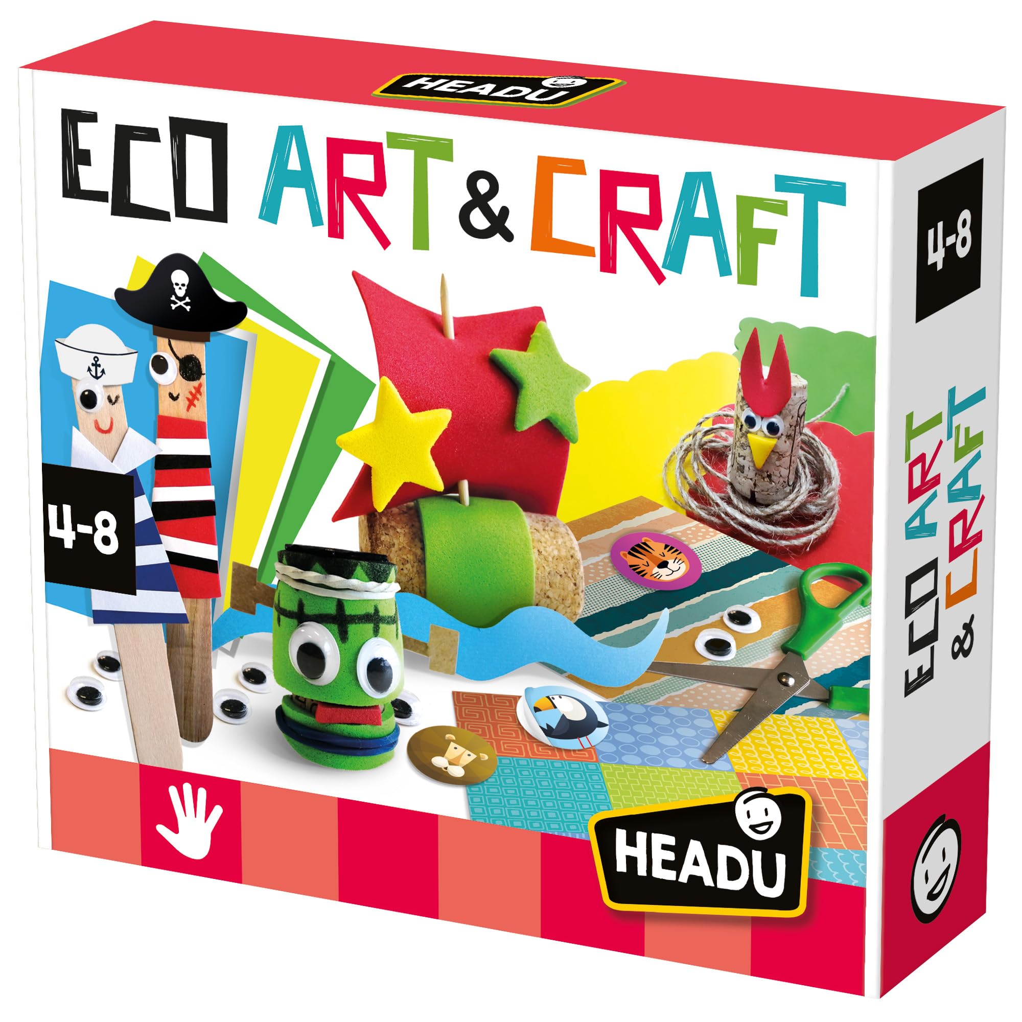 Headu Collage Creations kit collage creativo 5-8 anni