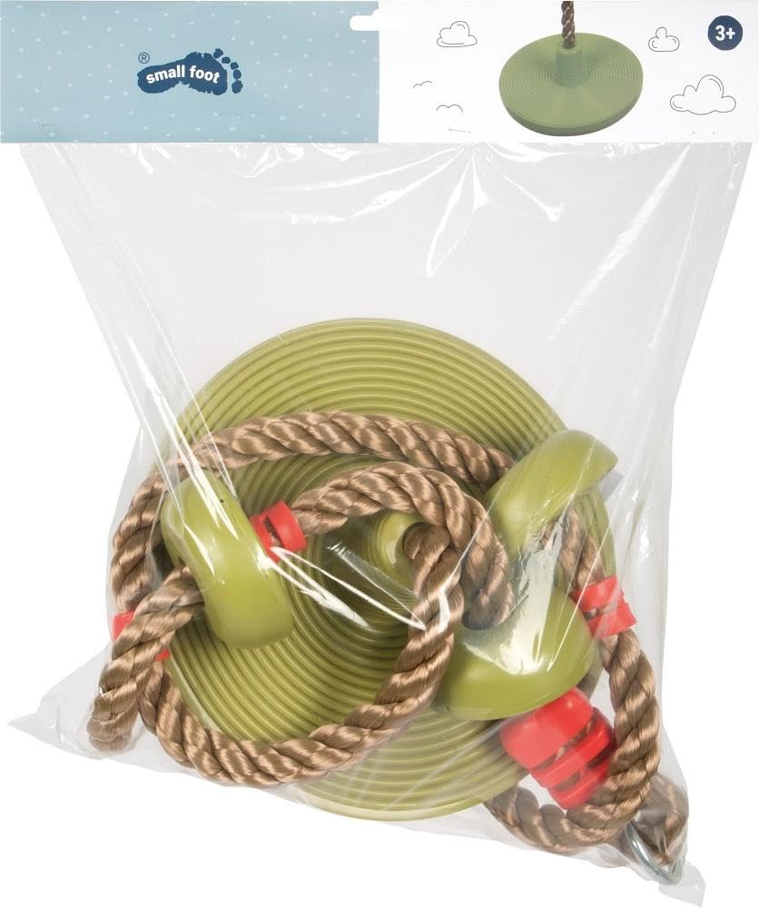 smallfoot 11878 altalena 2 in 1 con fune arrampicata