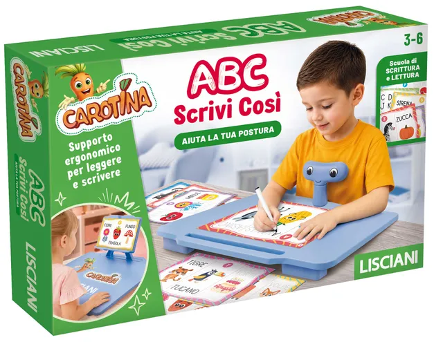 Lisciani Carotina ABC Scrivi Così gioco scrittura postura bambini