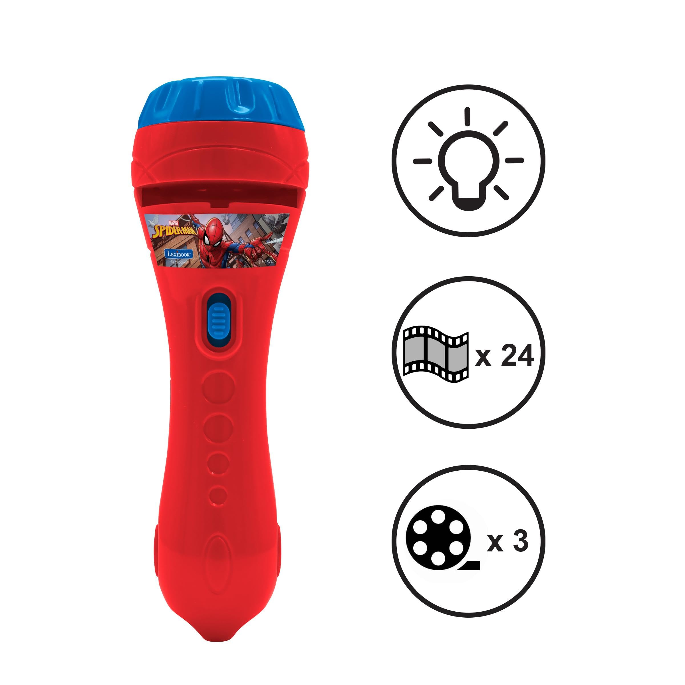 Lexibook Spider-Man LTC050SPLXB proiettore storie con torcia
