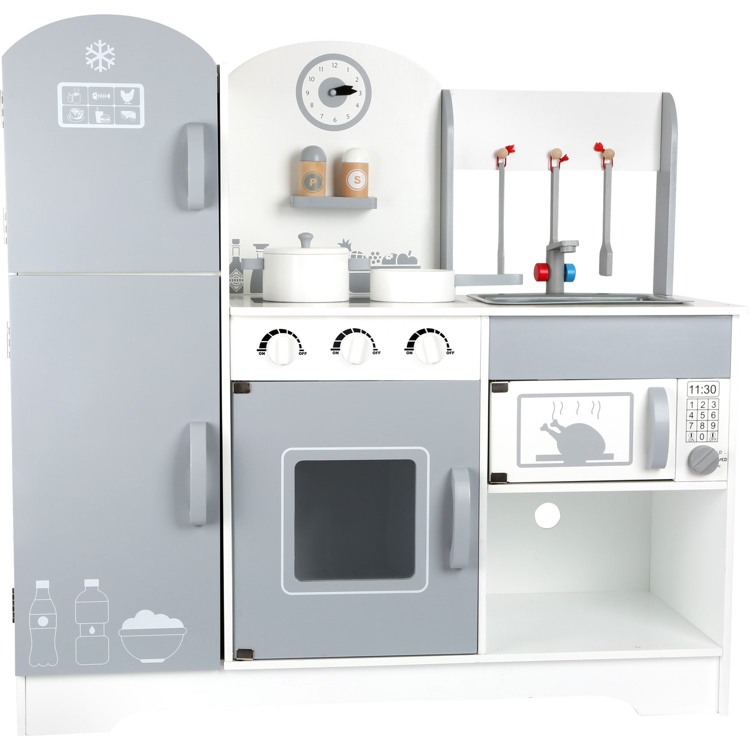 smallfoot Moderna 10598 Cucina Gioco in Legno con Frigo