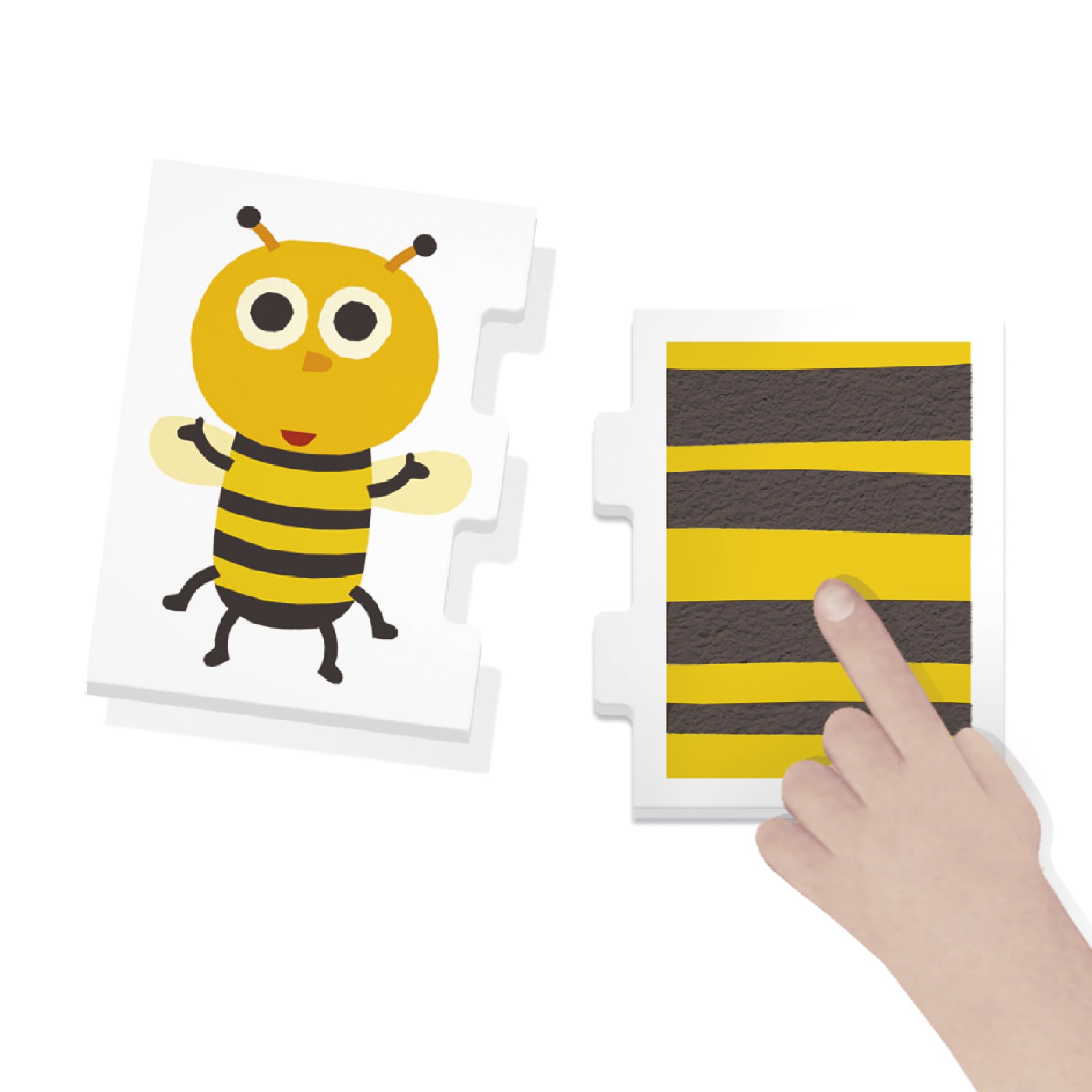 Headu Tocca e Osserva IT55010 puzzle animali 9 pezzi Montessori