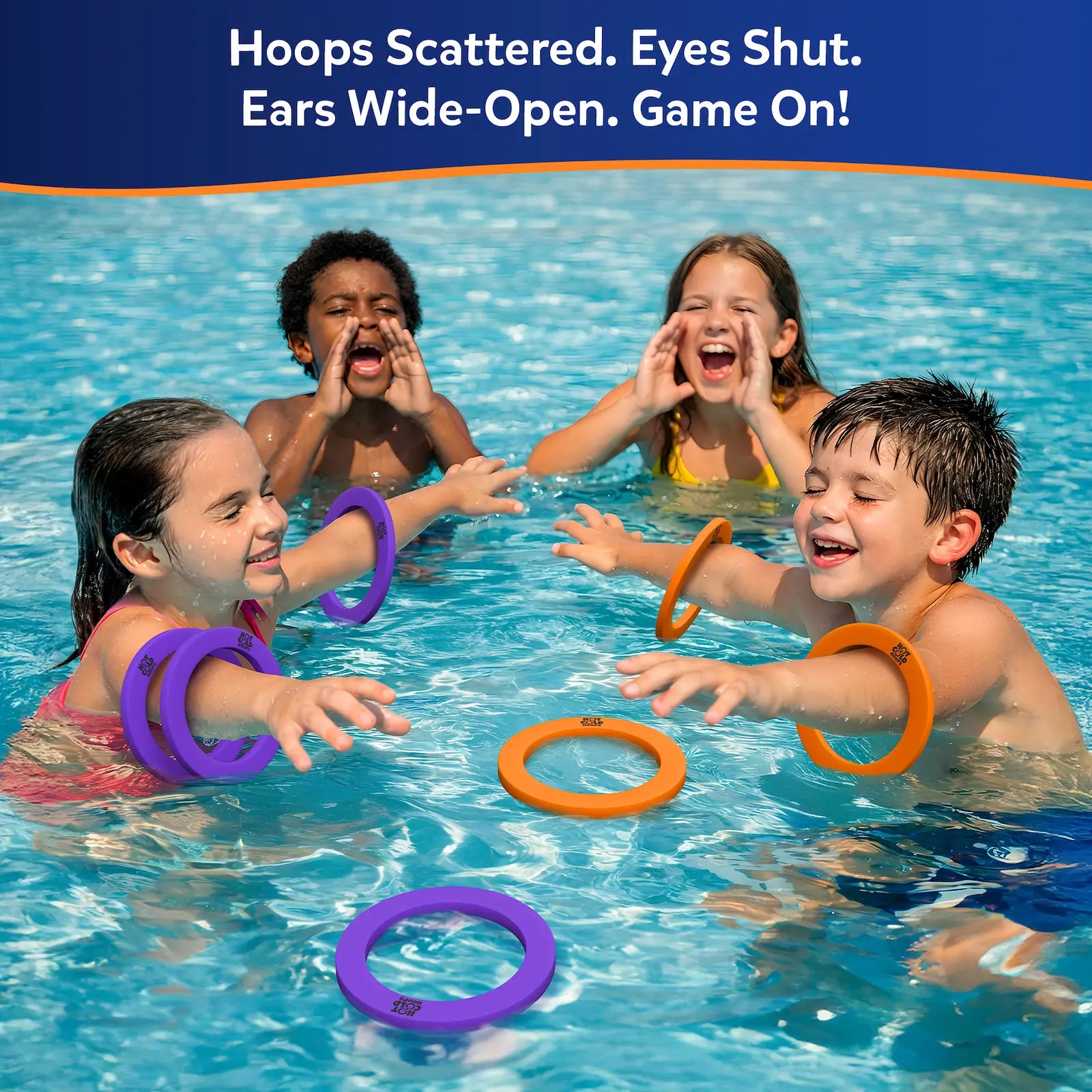 Skillmatics Hot & Cold Hoops gioco piscina squadre estate