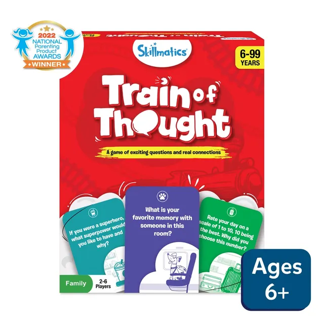 Skillmatics Train of Thought gioco conversazione 6+ anni