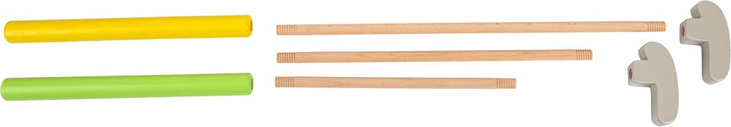 smallfoot Active set minigolf legno 3 mazze 10 ostacoli