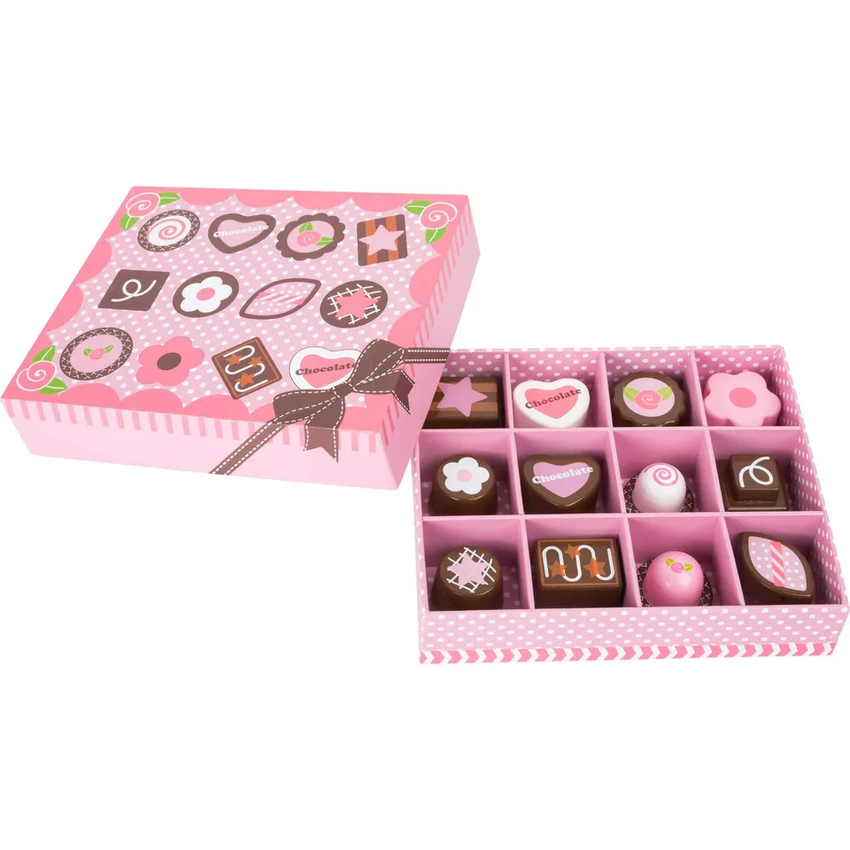 Small Foot Scatola Cioccolatini cibo legno 12 pezzi FSC
