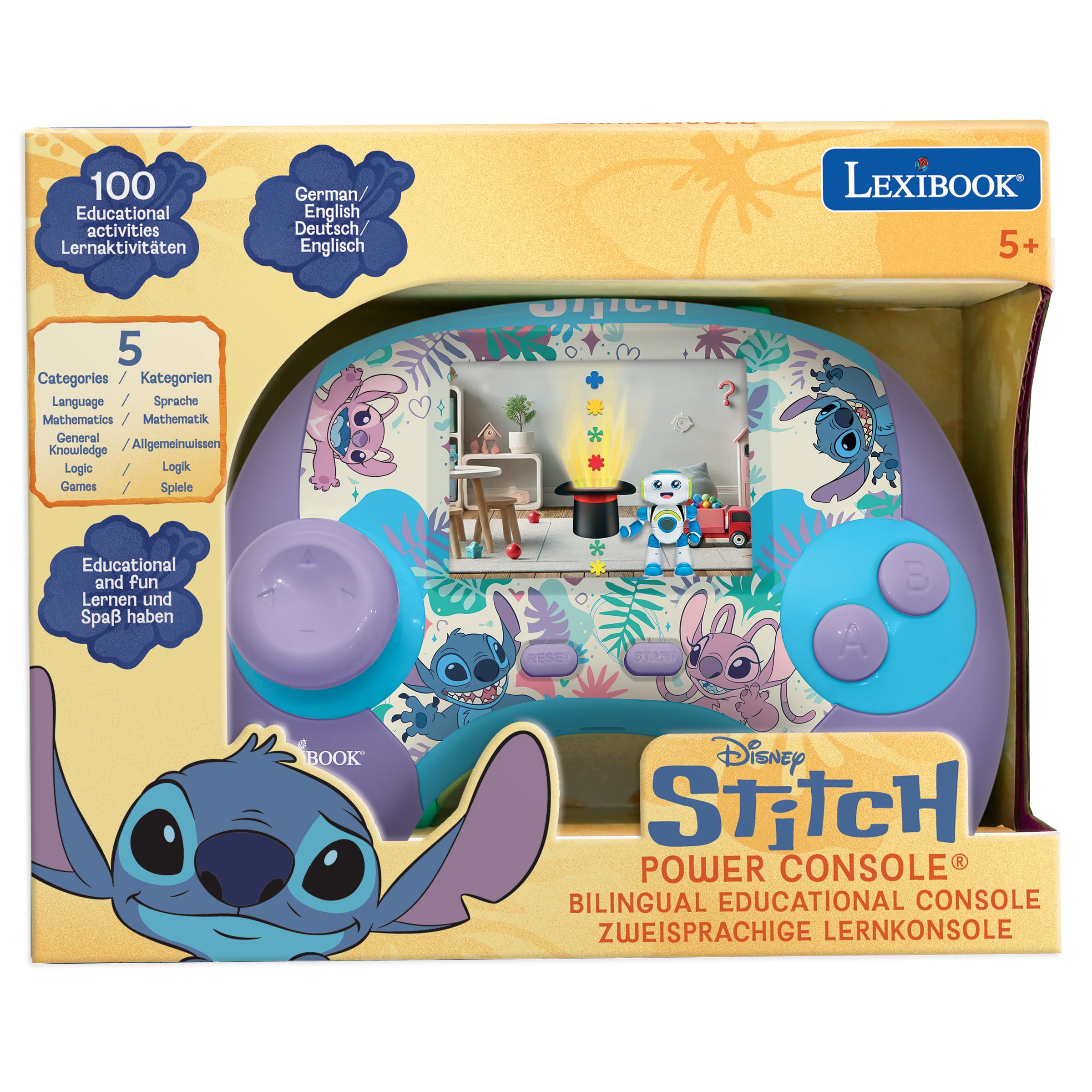 Lexibook Power Console JCG100Di3 console educativa Stitch bilingue