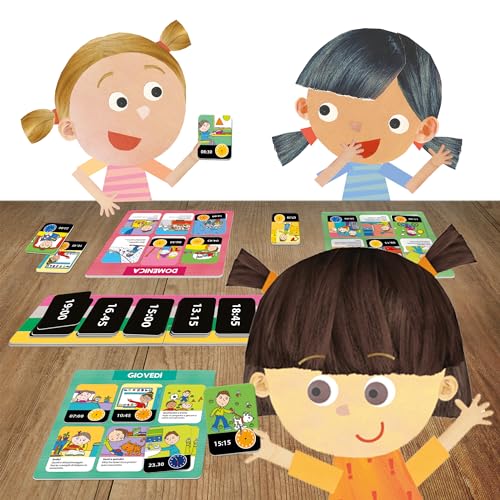 Headu Che Ora È IT57588 gioco educativo orologio 5-10 anni