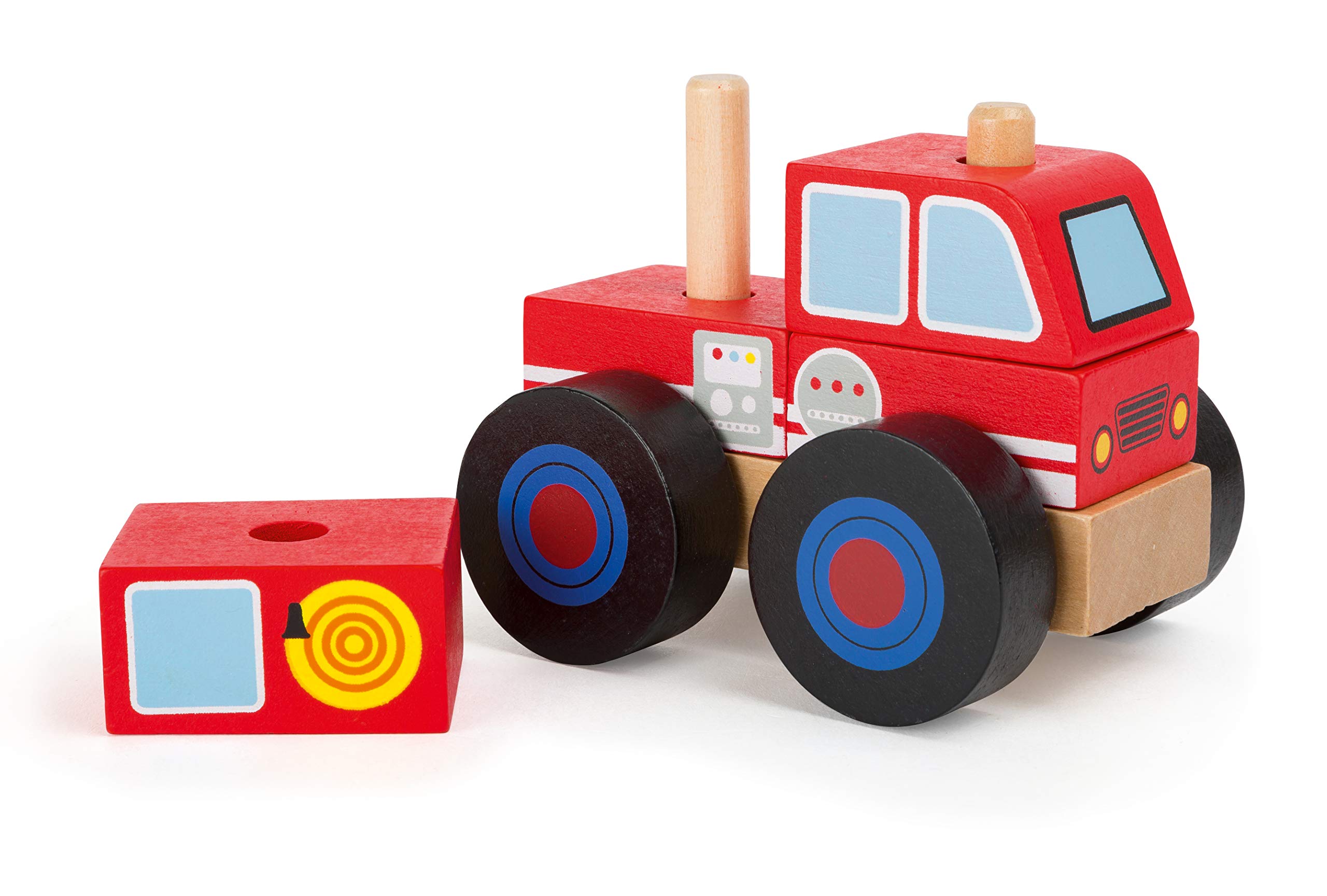 smallfoot 11071 camion pompieri legno da costruire