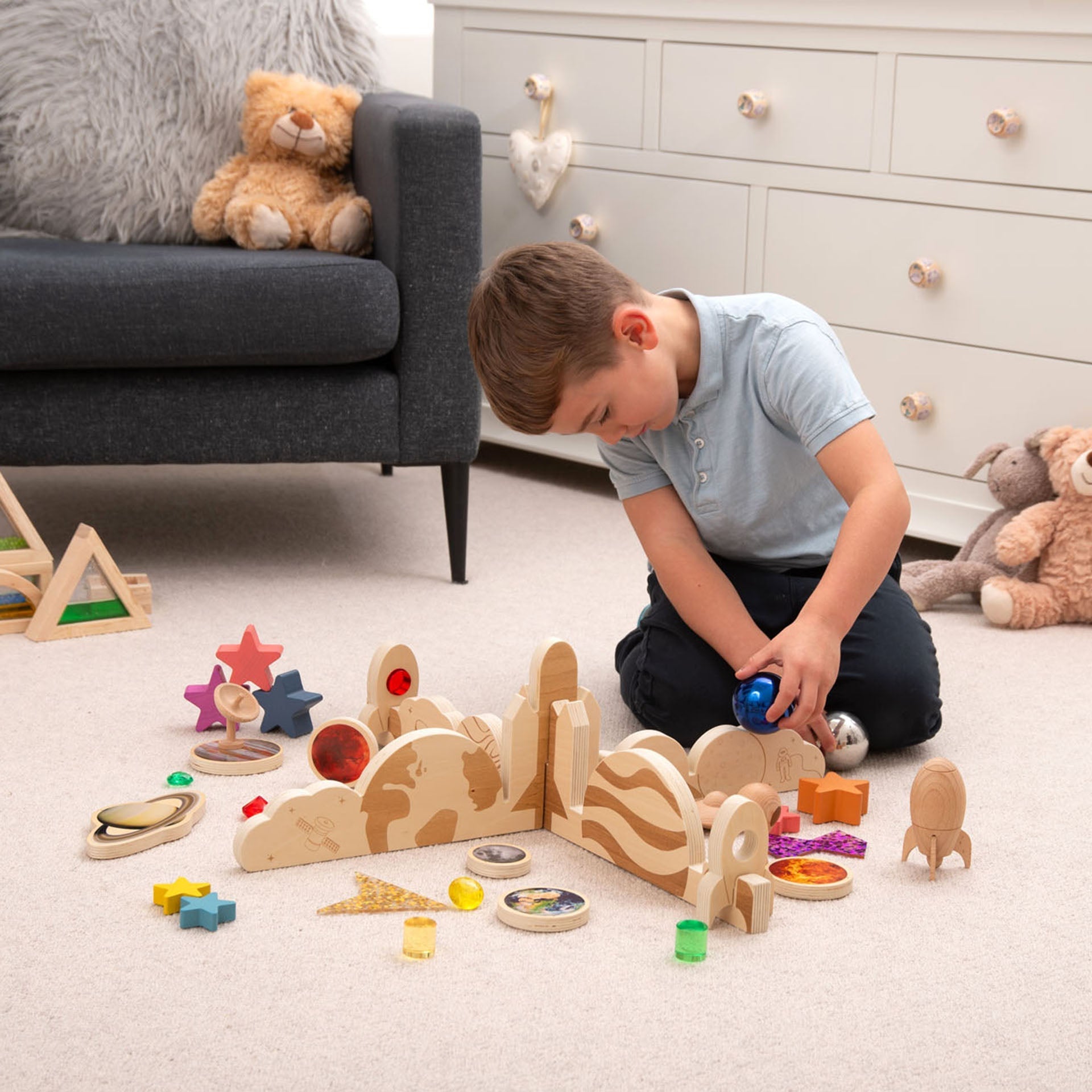 Tickit Discovery Space Dividers divisori legno 2 pezzi spazio
