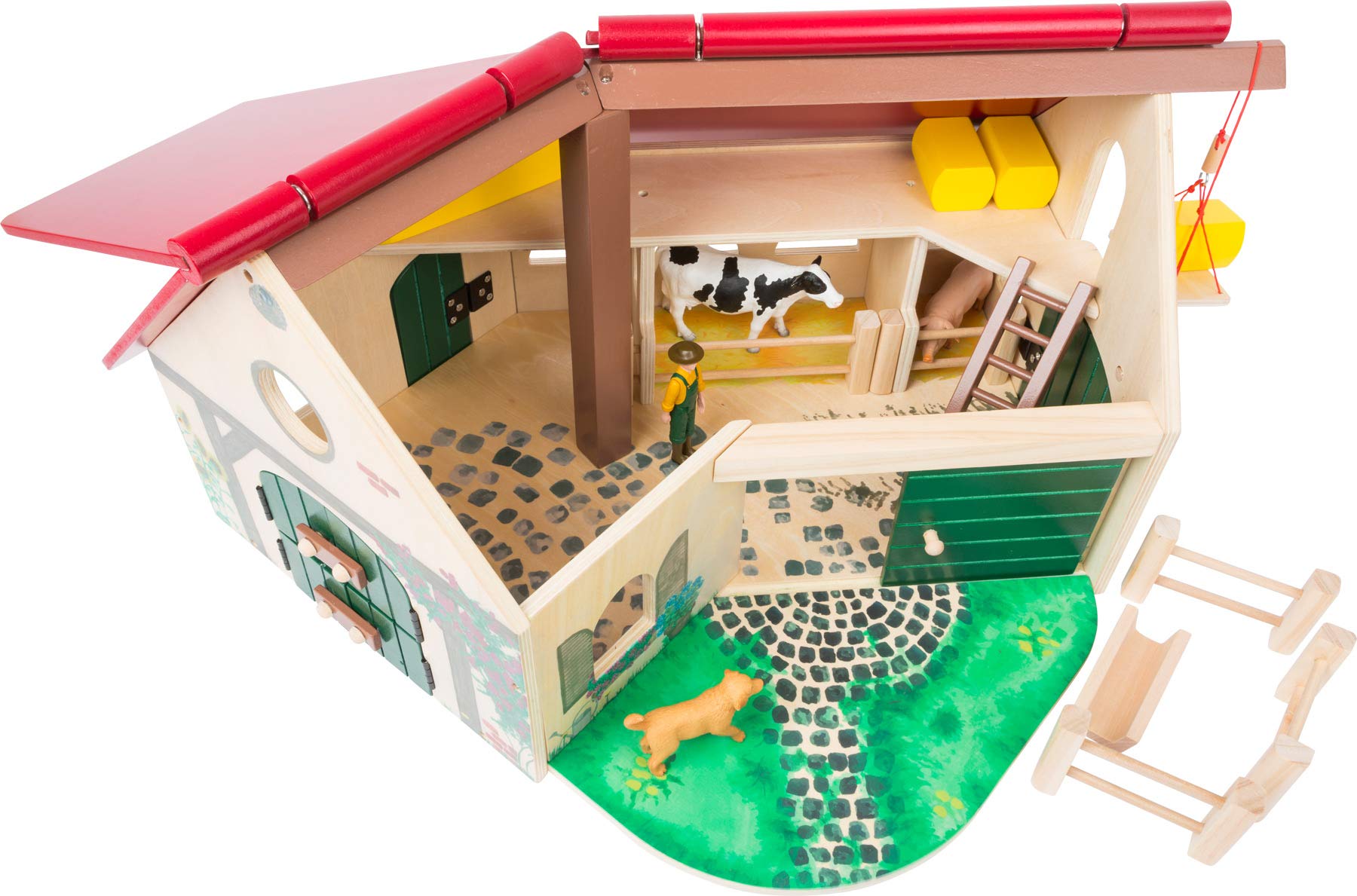Smallfoot WoodFriends 11005 fattoria in legno con animali
