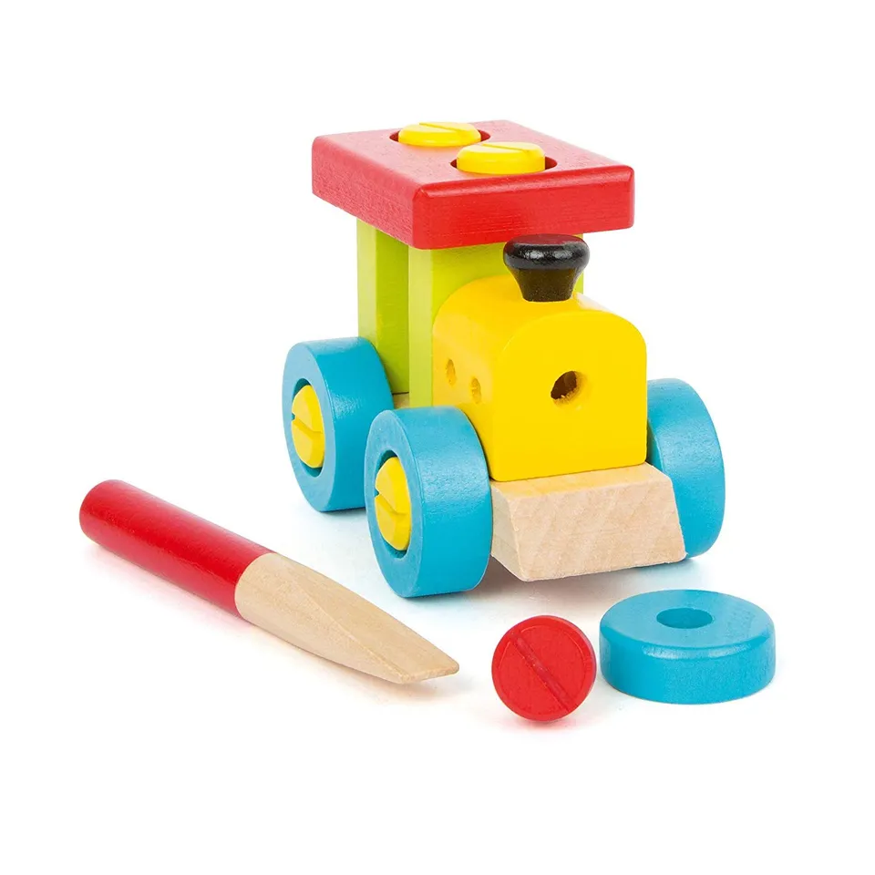 smallfoot 10955 locomotiva in legno multicolore