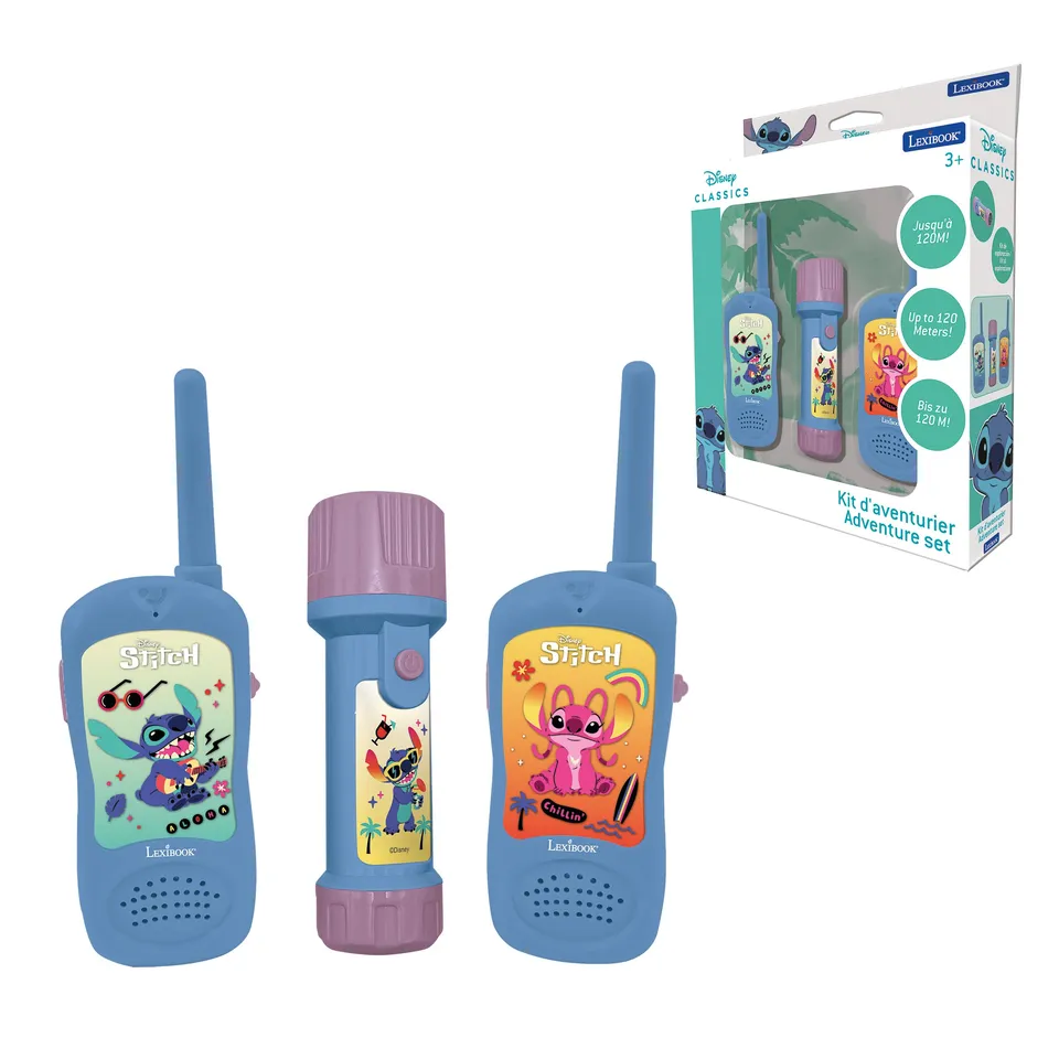 Lexibook Stitch RPTW10D kit walkie talkie blu 120 m