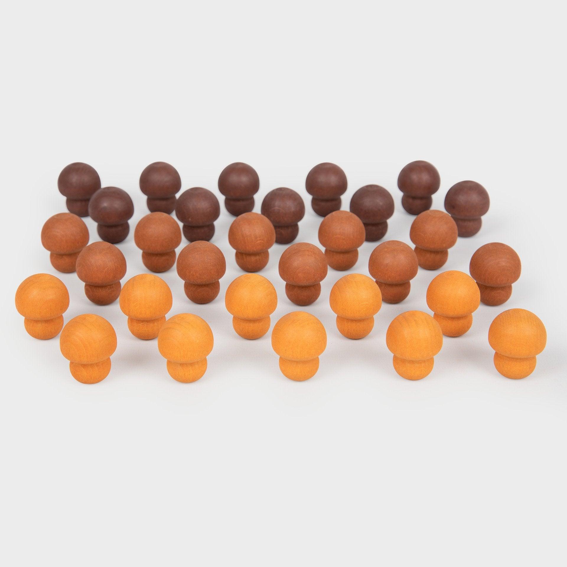 Tickit Wooden Treasures Mushroom funghetti 30 pezzi legno