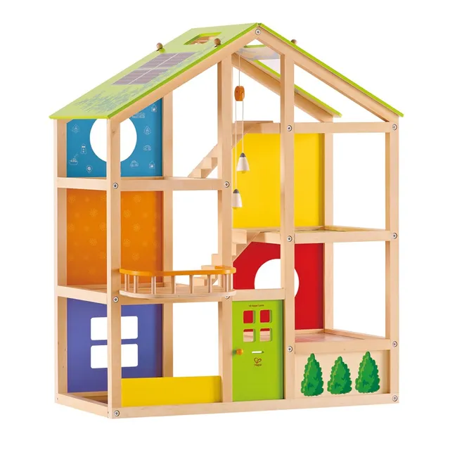 Hape All Season casetta delle bambole legno senza accessori