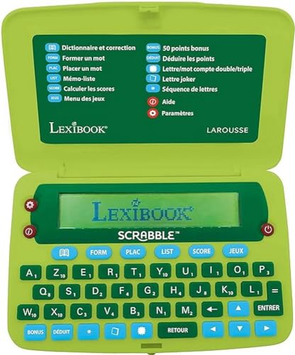 Lexibook SCR8FR dizionario elettronico Scrabble verde blu