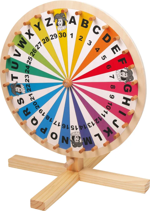 smallfoot 6251 Ruota della Fortuna gioco in legno da tavolo
