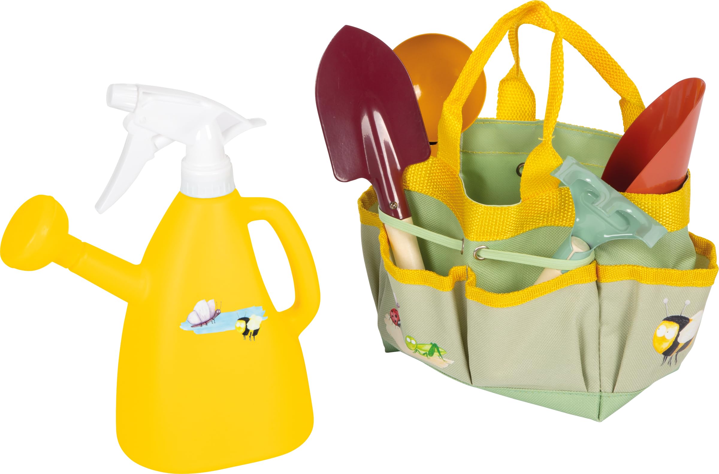 smallfoot Tiny Garden borsa giardinaggio bambini con attrezzi
