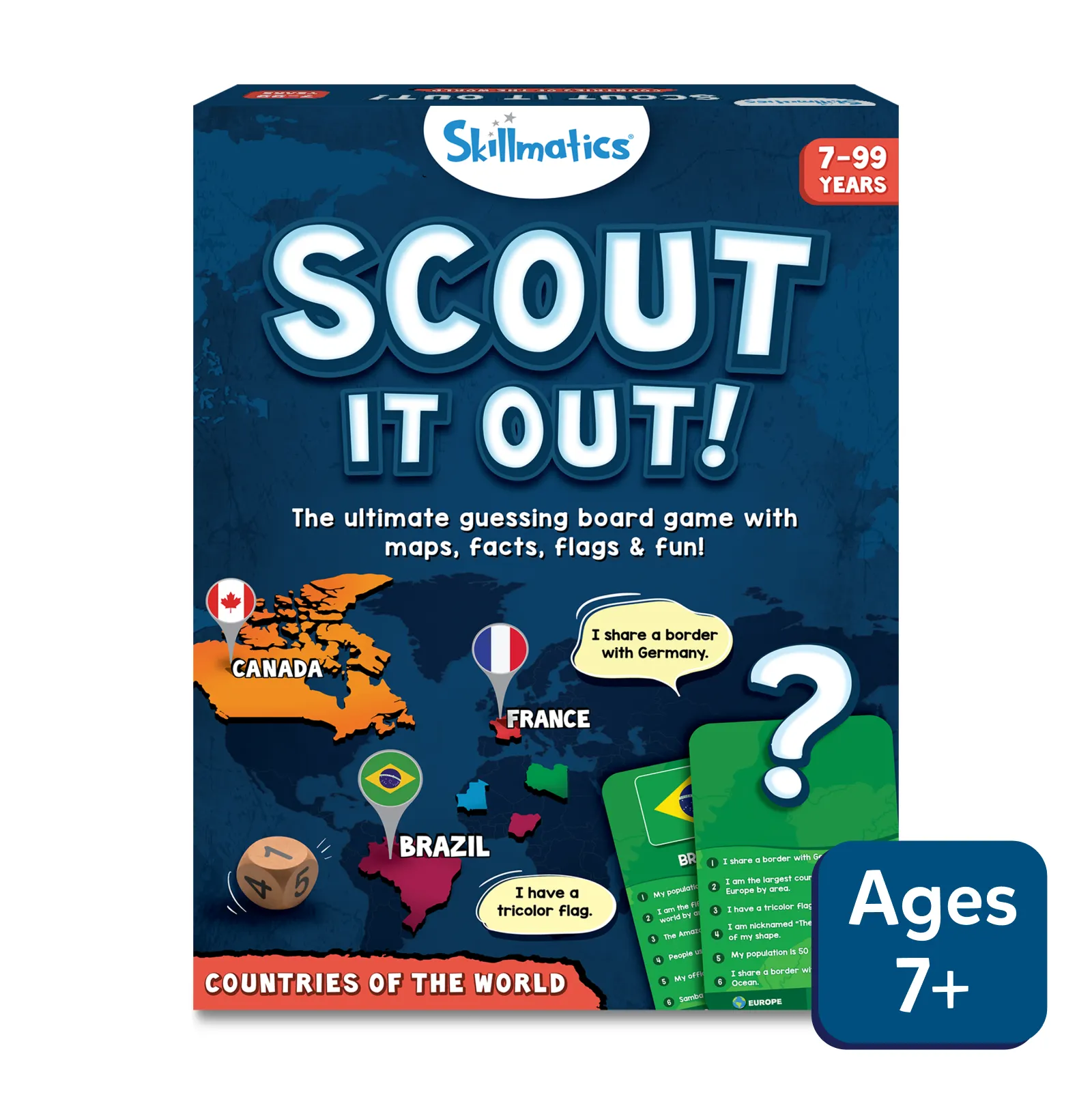 Skillmatics Scout It Out Countries gioco geografia 7+ anni