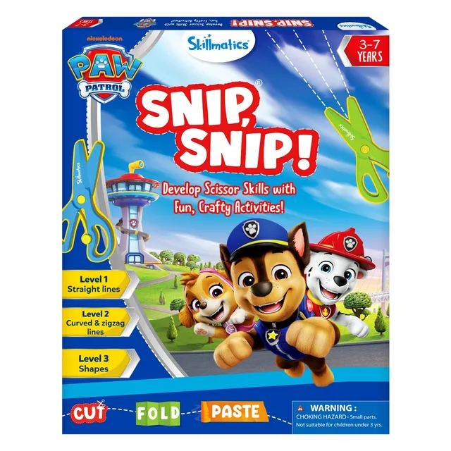Skillmatics Snip Snip PAW Patrol kit ritaglio 3-7 anni