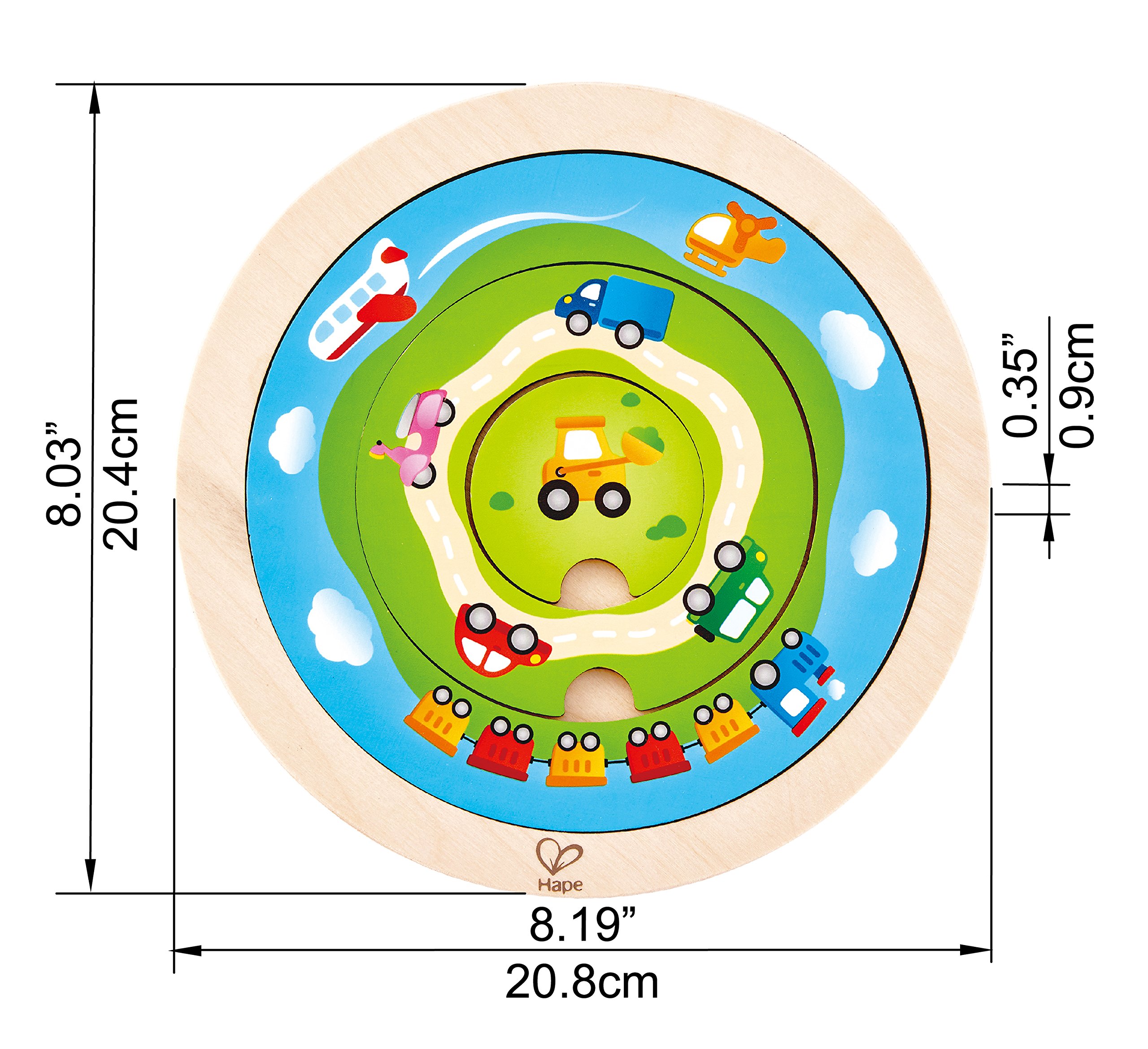 Hape E1605 puzzle in legno