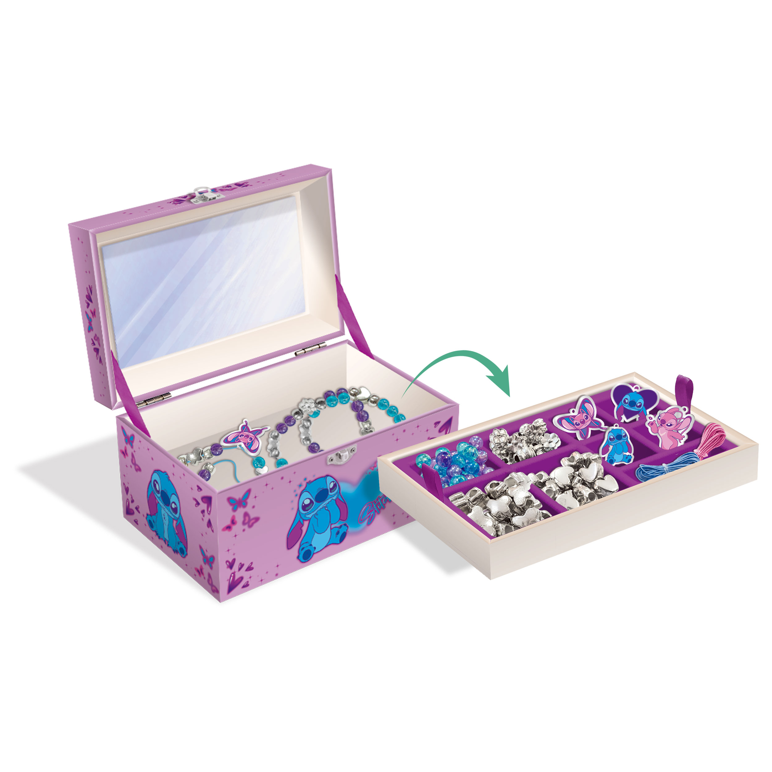 Lisciani Stitch Friendship Jewellery bijoux con perline
