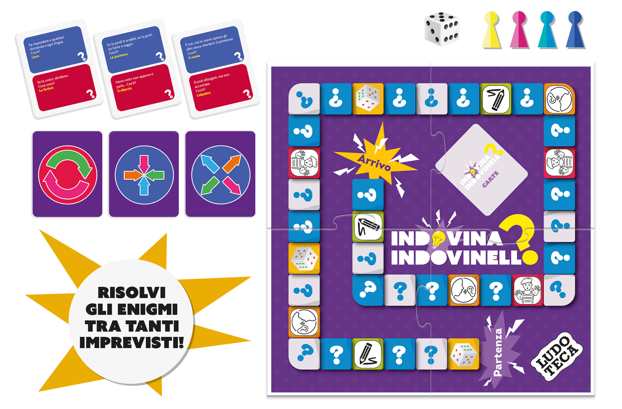 Lisciani Ludoteca Pocket Indovina Indovinello gioco carte