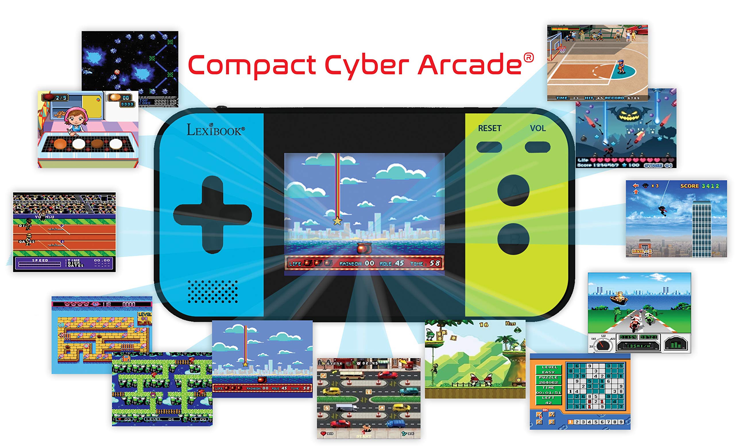 Lexibook JL2377 Cyber Arcade console 250 giochi
