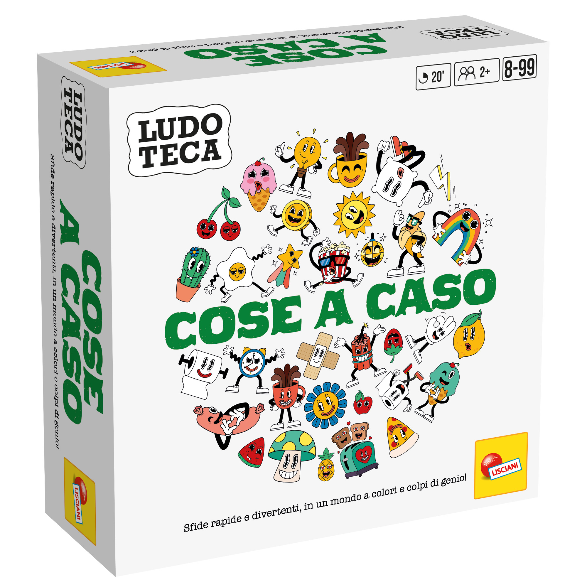 Lisciani Ludoteca Pocket Cose a Caso gioco di carte logica