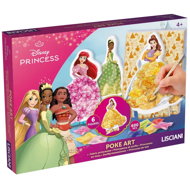 Princess Poke Art gioco creativo principesse in stoffa