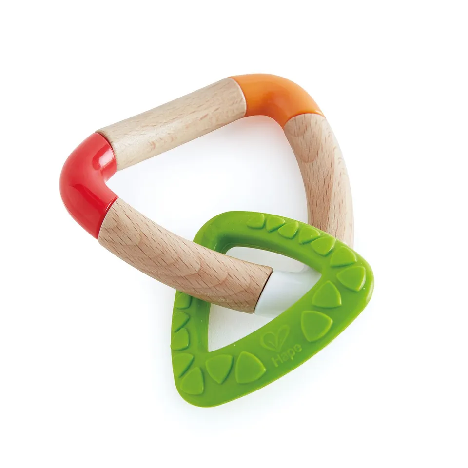 Hape E0018 Dentaruolo triangoli silicone legno