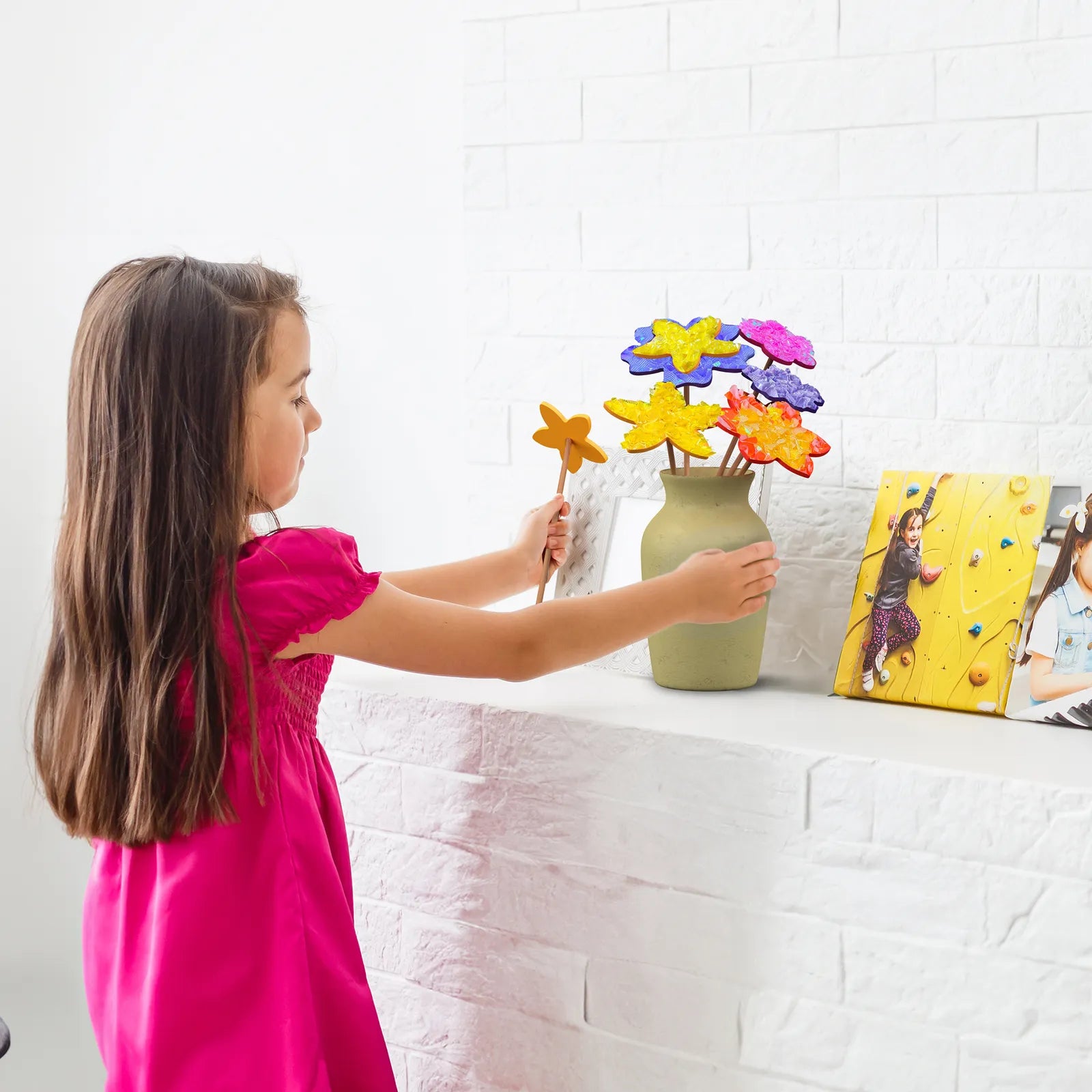 Skillmatics Poke-in Art Flower Bouquet kit fiori 4-9 anni