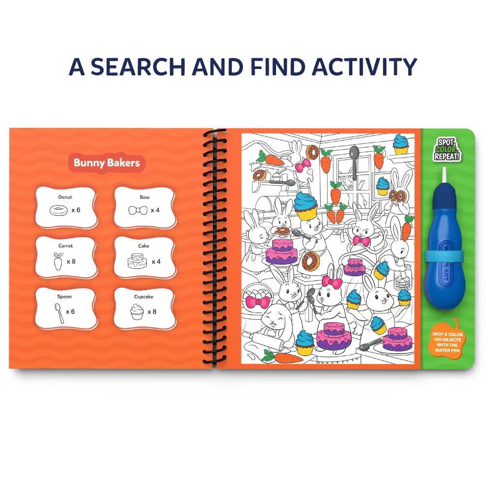 Skillmatics Water Spotter Animals at Play libro acqua 4-8 anni